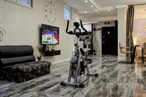 Fitness centrum a/nebo fitness zařízení v ubytování Spa Lux Apartmani