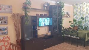 Telewizja i/lub zestaw kina domowego w obiekcie casa Carolina y Roger tazacorte