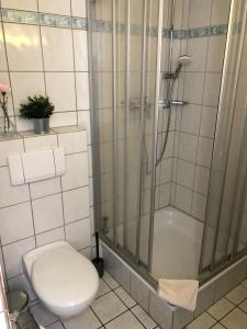 Koupelna v ubytování Moselferienhaus Porten