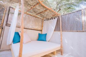 Un ou plusieurs lits dans un hébergement de l'établissement Luna Resort - Mitzpe Ramon