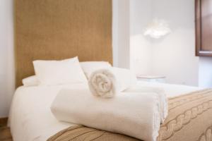 Łóżko lub łóżka w pokoju w obiekcie Santiago Premium loft I