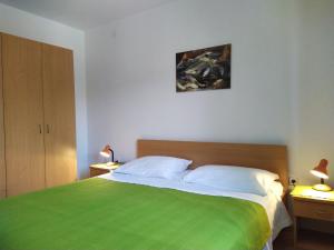 Postel nebo postele na pokoji v ubytování No stress on Cres