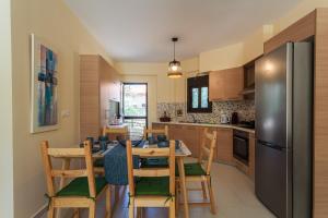 A kitchen or kitchenette at Armonia Studios Avia 2