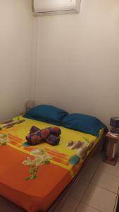 Giường trong phòng chung tại La petite campagne