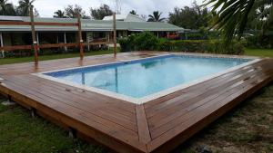 Bazén v ubytování The Sundown Lodges Rarotonga nebo v jeho okolí