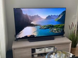 TV a/nebo společenská místnost v ubytování River 29, Baritoni