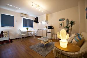 Χώρος καθιστικού στο プラスライフ大浜 Room3