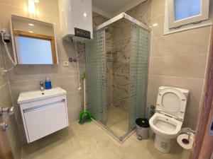 Koupelna v ubytování Garden Butik & Apart Hotel Akbük