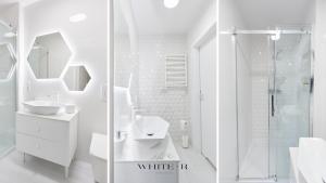 Kúpeľňa v ubytovaní Apartament White R parking w cenie!!!