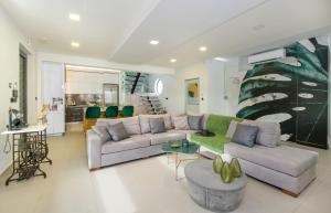 Χώρος καθιστικού στο Villa Alyona