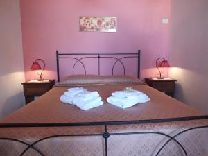 Cama o camas de una habitación en B&B Villa Giacrì