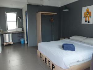 Postel nebo postele na pokoji v ubytování Sleep Guesthouse