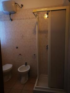 A bathroom at Osteria dei Locandieri