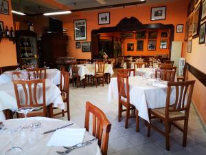 A restaurant or other place to eat at Osteria dei Locandieri