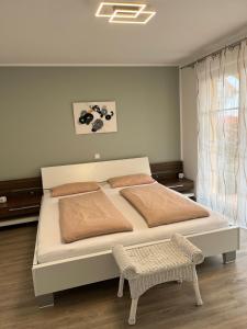 Postel nebo postele na pokoji v ubytování Apartment Frank - bis zu 3 Schlafzimmer