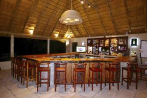 El salón o zona de bar de Timbavati Safari Lodge