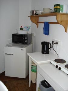 Een keuken of kitchenette bij Appartement 25 qm mit Bad an der Mosel - Nähe Koblenz