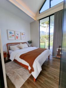 Säng eller sängar i ett rum på Casa Terra