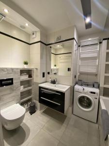 Kúpeľňa v ubytovaní Apartament Opieszyn 16 + 37 fotografií