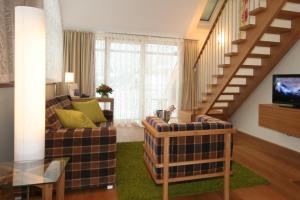 A seating area at Hotel Hollweger