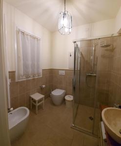 Koupelna v ubytování B&B Borgo Arcadia