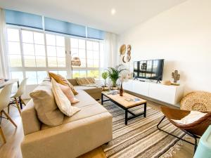 Χώρος καθιστικού στο Apartamento Fufú by ALÔGA