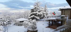 Agriturismo La Rocca Assisi v zimě