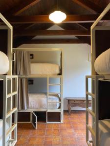 Casi Casa tesisinde bir ranza yatağı veya ranza yatakları