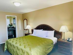 Postel nebo postele na pokoji v ubytování Sage N Sand Motel