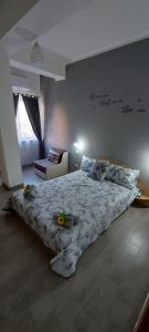 Postel nebo postele na pokoji v ubytování Clausis