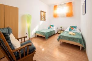 Posteľ alebo postele v izbe v ubytovaní Apartment Kaja