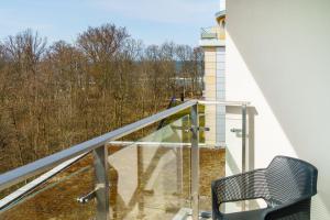 Balkon lub taras w obiekcie Apartament z aneksem kuchennym i basenem 426 Diune Hotel Resort