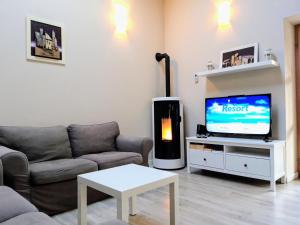 TV a/nebo společenská místnost v ubytování Villa Aurelia