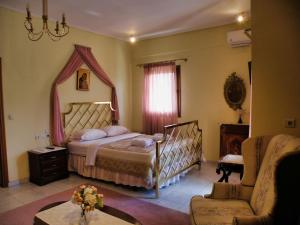 A bed or beds in a room at NATURE GUEST HOUSE KASTRAKI