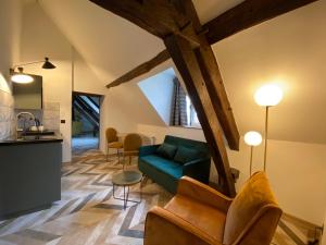 Domaine de Prestal的休息区