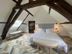 Domaine de Prestal客房内的一张或多张床位