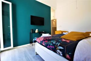 Voodi või voodid majutusasutuse B&B Belvedere All'Idria toas