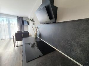 Telewizja i/lub zestaw kina domowego w obiekcie Apartmány Sunny hill