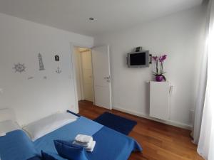Televízia a/alebo spoločenská miestnosť v ubytovaní Apartment Petar