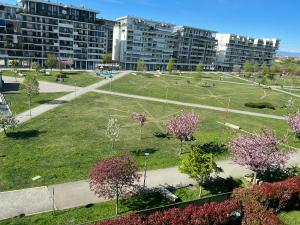 A garden outside Gaia holiday
