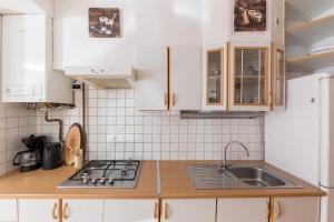 Kuchyň nebo kuchyňský kout v ubytování Apartma Valsar Rogla
