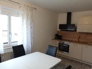 Kuhinja ili čajna kuhinja u objektu Ferienwohnung Wachmann