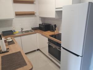 Kuhinja ili čajna kuhinja u objektu Good Time Apartaments Sienkiewicza