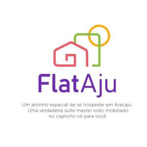 un logotipo para una instalación con dos aseos en Flat Aju - Um jeitinho especial de se hospedar em Aracaju. Uma verdadeira suíte master todo mobiliado no capricho só para você. en Aracajú