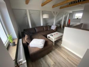 Ein Sitzbereich in der Unterkunft Design Apartment Sasaki