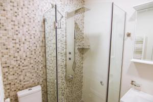 Koupelna v ubytování Victoria Inn Tbilisi
