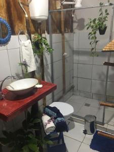 A bathroom at Casa de Mirtes