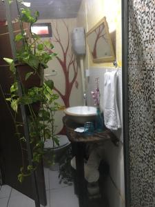 Et badeværelse på Casa de Mirtes