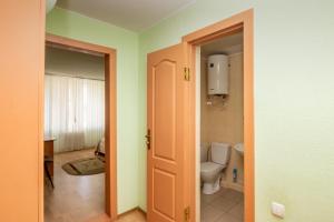 Koupelna v ubytování Elektromash Hotel