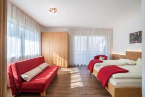 Posteľ alebo postele v izbe v ubytovaní Schnitzer Ferienwohnung Hagebutte